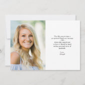 Merci d'études photo Script Grad Casquette (Dos)