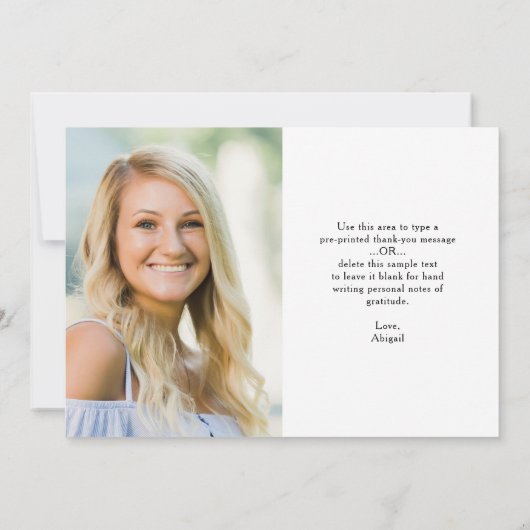 Merci d'études photo Script Grad Casquette (Dos)