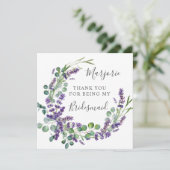 Merci d'Éucalyptus de la lavande violette (Debout devant)