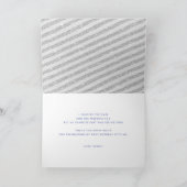 Merci d'hiver Anniversaire Argent Magenta Parties (Intérieur)