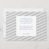 Merci d'hiver Parties scintillant d'anniversaire S (Dos)