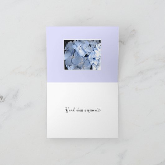 Merci d'hortensia de bleus layette (Intérieur)