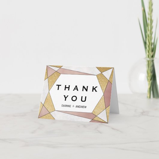 Merci Diamant Géométrique Glam (Devant)