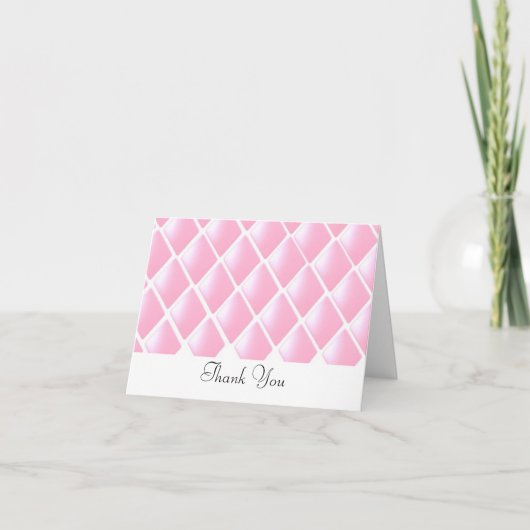 Merci diamant matelassé rose (Devant)