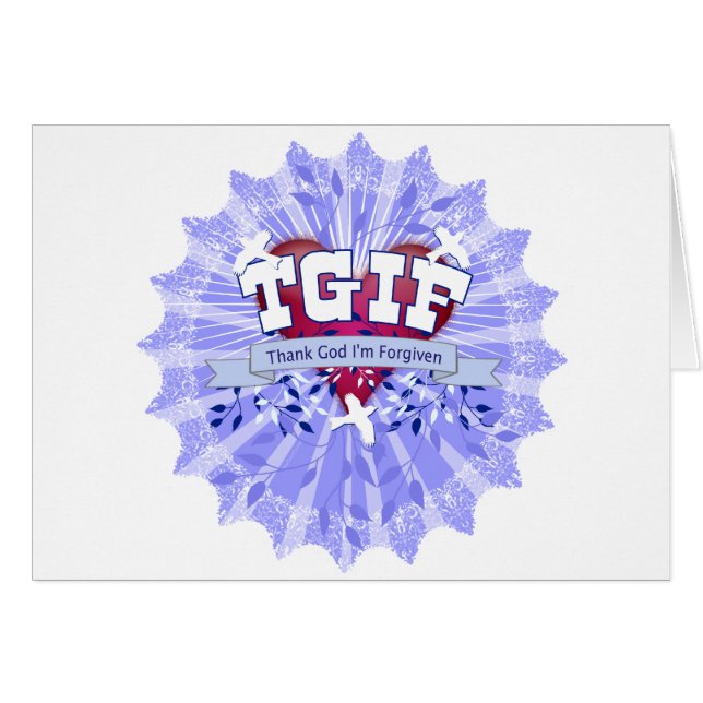 Merci Dieu, c’est vendredi (Devant horizontal)