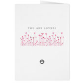 Merci Dieu pour vous Fleurs de Coeur Saint Valenti (Dos)