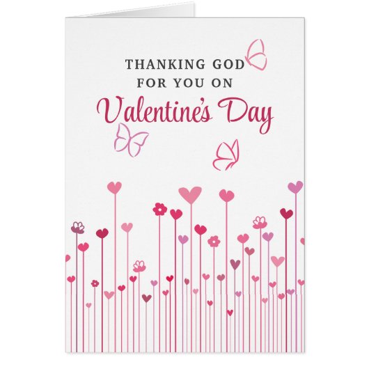 Merci Dieu pour vous Fleurs de Coeur Saint Valenti (Devant)