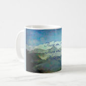 Merci, Dieu.  Tasse de café (Devant gauche)