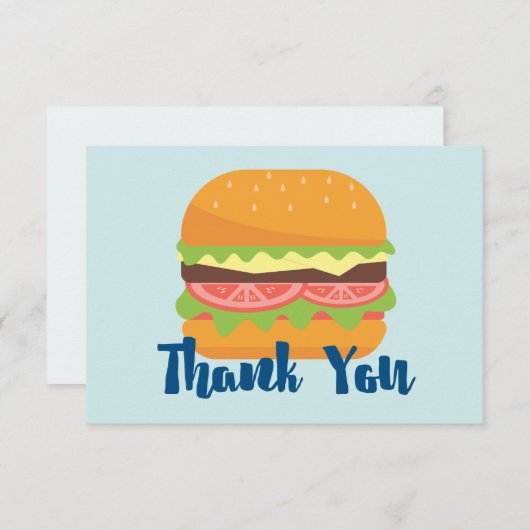 Merci d'illustration Hamburger (Devant / Derrière)