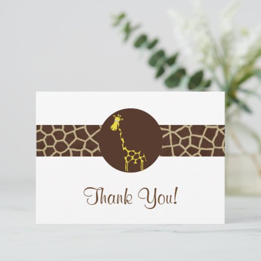 Merci d'impression de girafe (Debout devant)