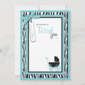 Merci d'impression de zèbre et de voiture d'enfant (Dos)