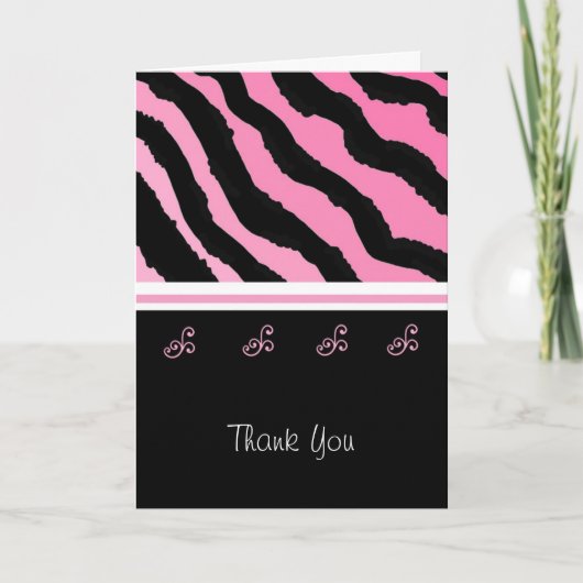 Merci d'impression Zebra (Devant)