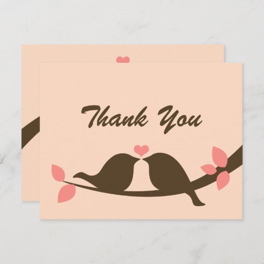 Merci d'inséparables de chocolat (Devant / Derrière)