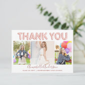 Merci Diplômé Rose Gold 3 Photo Graduation (Debout devant)