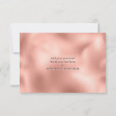 Merci Diplômé Rose Gold 3 Photo Graduation (Dos)