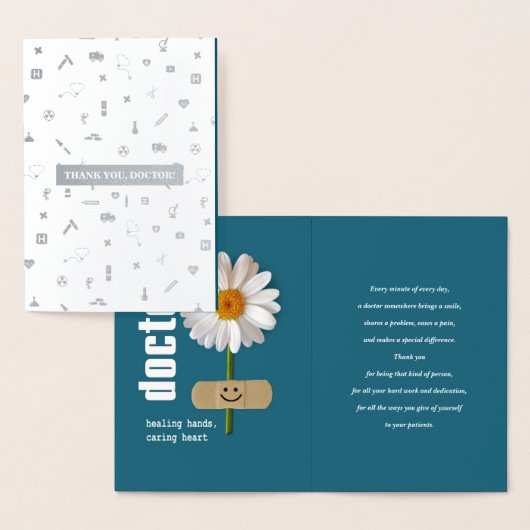 Merci, Docteur. Cartes de luxe Real Foil (Affichage)