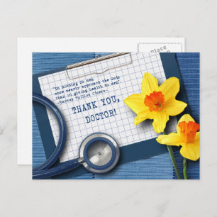Merci, Docteur. Cartes postales pour jonquilles de