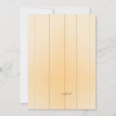 Merci Donnant Invitation Dîner (Dos)