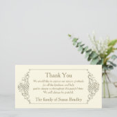 Merci d'or élégant de sympathie de cadre (Debout devant)