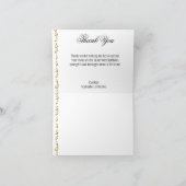 Merci doré doré foncé chic (Intérieur)