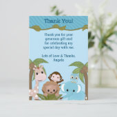 Merci doux de douche de bébés de jungle (style (Debout devant)