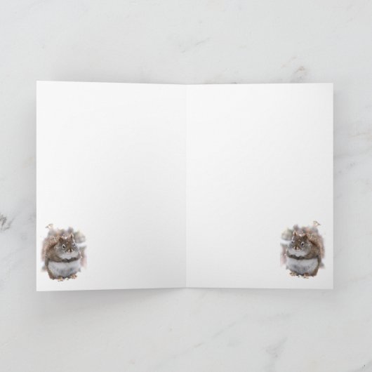 Merci doux d'écureuil (Intérieur)