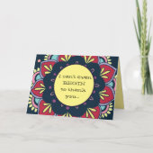 Merci drôle/sincère (Devant)