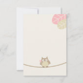 Merci du Baby shower des filles (Dos)