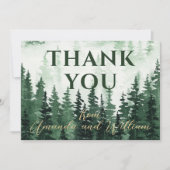 Merci du Baby shower forestier de Misty (Devant)