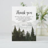 Merci du Baby shower forestier de Misty (Debout devant)