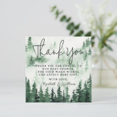 Merci du Baby shower forestier de Misty (Debout devant)