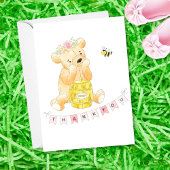 Merci du Baby shower Teddy Bear