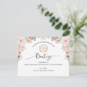 Merci du baptême espagnol, blush et menthe (Debout devant)