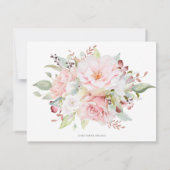 Merci du baptême espagnol, blush et menthe (Dos)