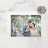 Merci du budget du Modèle photo de script mariage (Devant/Arrière en situation)