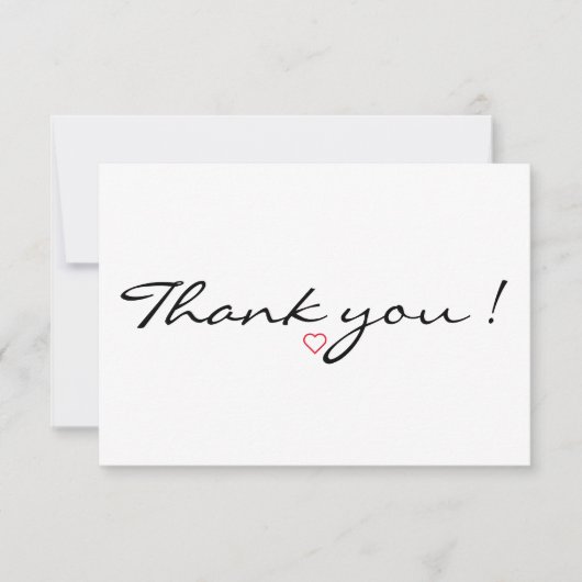 Merci du coeur rouge (Devant)