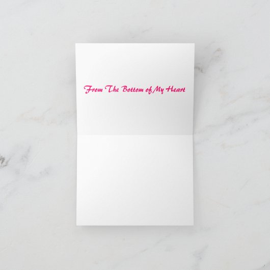 Merci du fond de mon coeur (Intérieur)