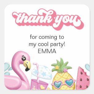 Merci du Pool Party pour Étiquette