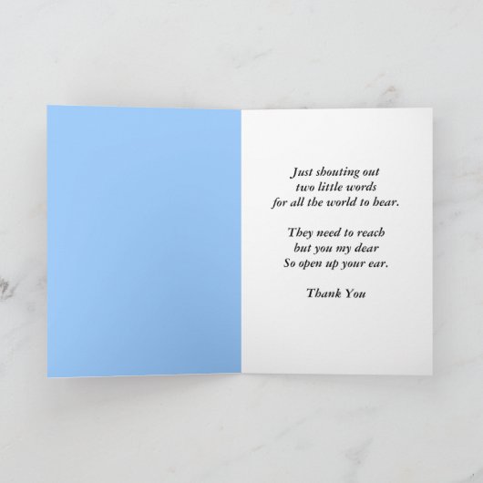 Merci Echo - Message drôle (Intérieur)