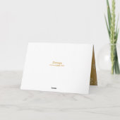 Merci Elegant Broderie de diamants argent or (Dos)