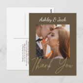  Merci Elegant  Chic Photo  Carte postale (Devant / Derrière)