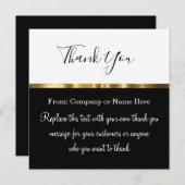 Merci Élégant Classique Avec Enveloppes (Devant / Derrière)