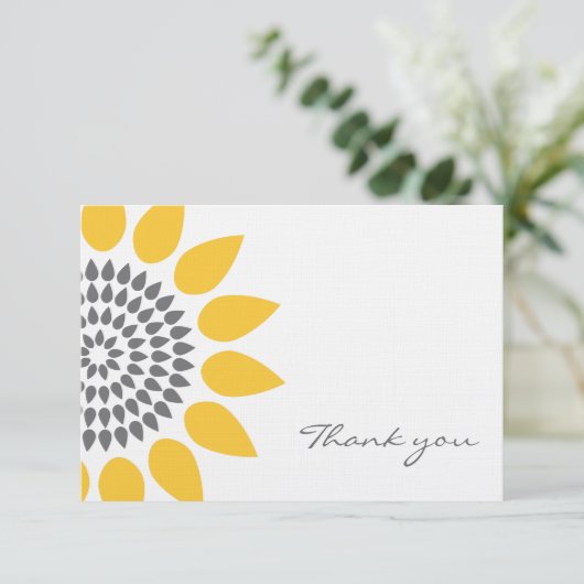 Merci élégant de tournesol (Debout devant)