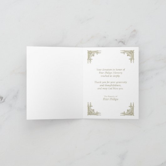 Merci élégant du cru 2 pour la donation (Intérieur)