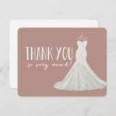 Merci élégant du Taupe | de robe (Devant / Derrière)