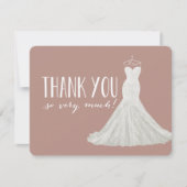 Merci élégant du Taupe | de robe (Devant)