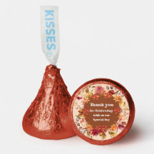 merci élégant mariage botanique automnal moderne