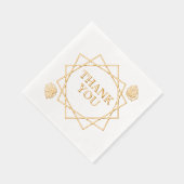 Merci élégant Motif et Rose géométriques (Droite)