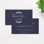 Merci Élégant Pour La Carte De Remise Shopping (Bureau)