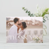 Merci élégant | Un Mariage photo (Debout devant)